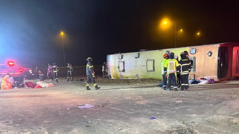 Fiscalía de Copiapó formalizará a conductor de bus del fatal accidente: presencia de droga en exámenes