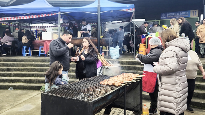 Lluvia y falta de show redujeron la asistencia al Parque Chuyaca de Osorno