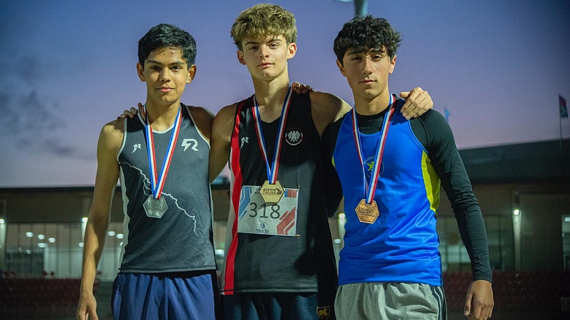 Atleta de Puerto Montt obtuvo medalla de plata en el Nacional de Atletismo U16