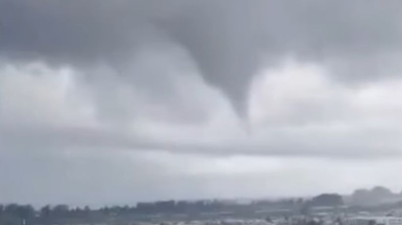 [VIDEO] Captan posible tromba marina en el borde costero del Gran Concepción