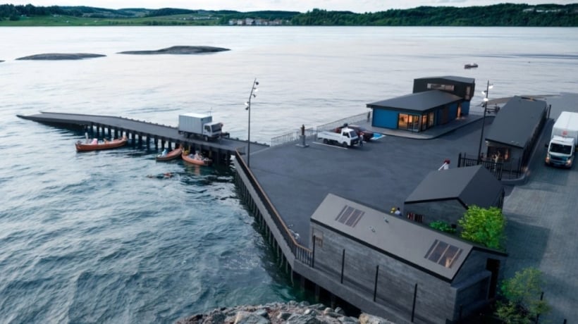 Toman posesión de terreno para iniciar obras del puerto de Quenuir en Maullín Toman posesión de terreno para iniciar obras del puerto de Quenuir en Maullín