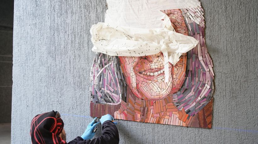 Mosaico en homenaje a la actriz Teresa Ramos, Premio Nacional de Artes Escénicas Mosaico en homenaje a la actriz Teresa Ramos, Premio Nacional de Artes Escénicas