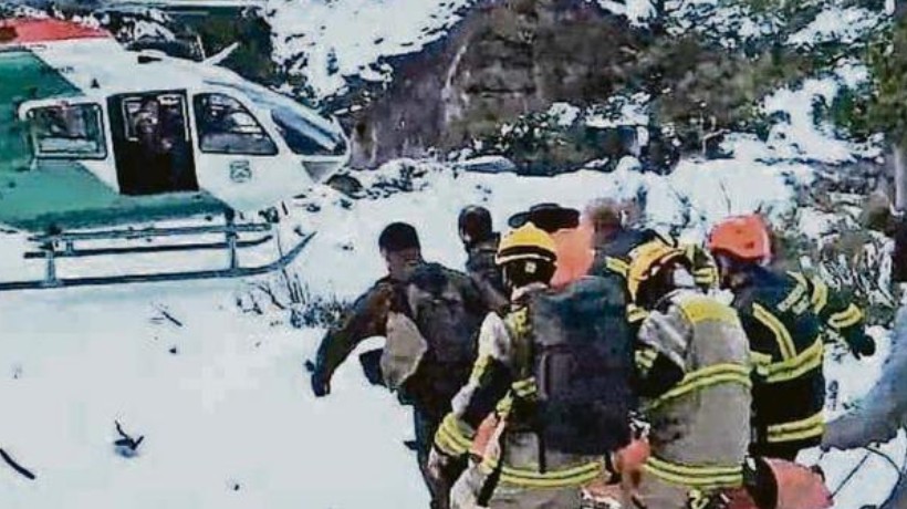 Ñuble enfrenta emergencias en la montaña con apoyo aéreo externo