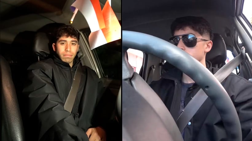 [VIDEO] Conductor de aplicación registró sus viajes y ganancias durante Fiestas Patrias en Viña del Mar