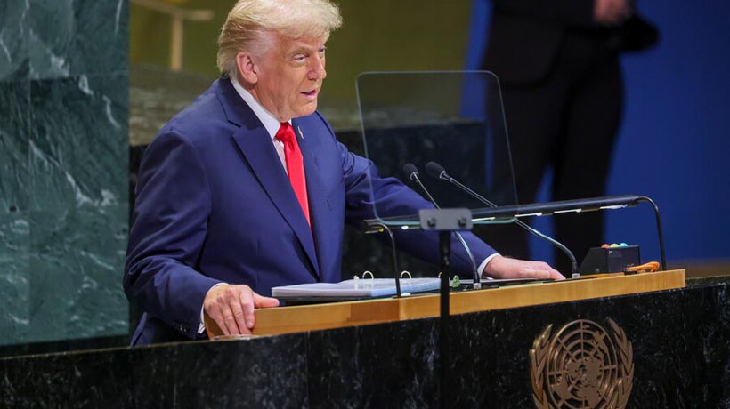 Donald Trump ataca a la ONU en varios frentes desde el estrado de la Asamblea General