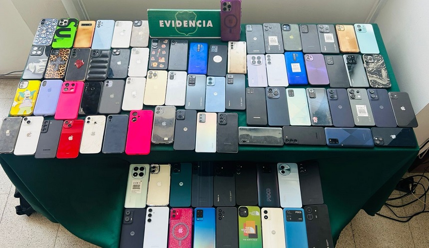 En Arica operaba banda dedicada a la receptación de teléfonos robados