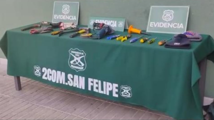 San Felipe: 11 detenidos en intenso operativo de Carabineros