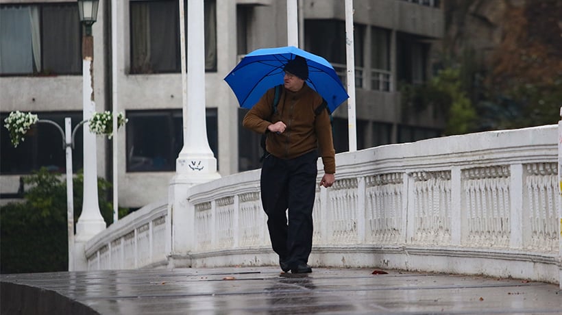 La lluvia llegaría este viernes a la Región de Valparaíso