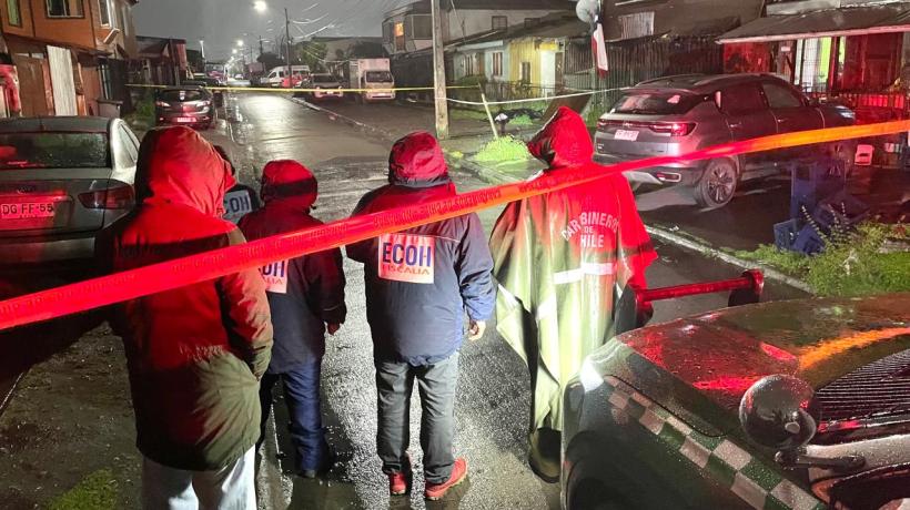 Investigan asesinato en Hualpén: la víctima fue encontrada en la calle