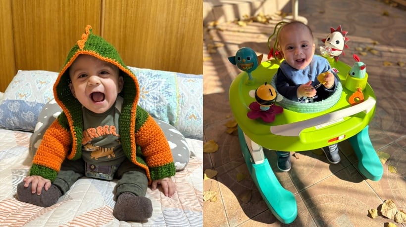 Bebé de 12 meses busca donante de células madre por enfermedad poco común