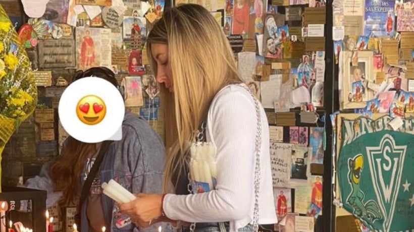 &quot;Te quiero fuerte&quot;: Camila Andrade pasó su domingo en Viña del Mar