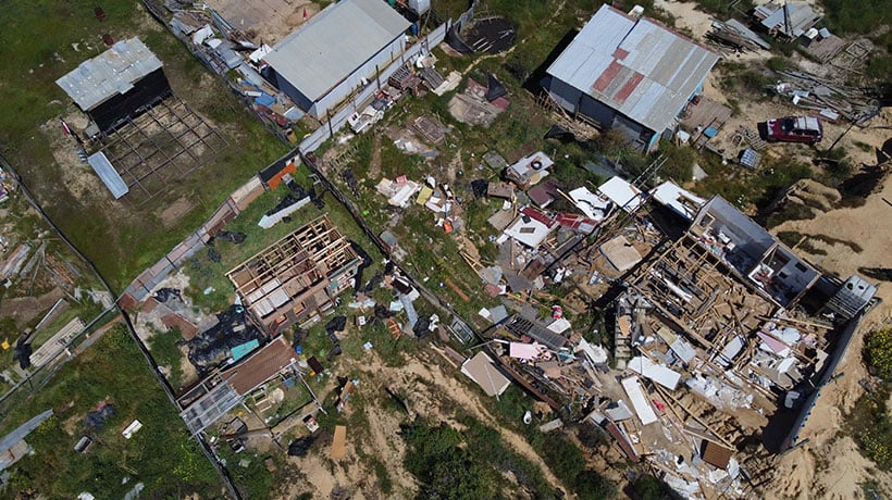 [FOTOS] Toma Calicheros en Quilpué: cerca del 30% ha abandonado el terreno previo a demolición