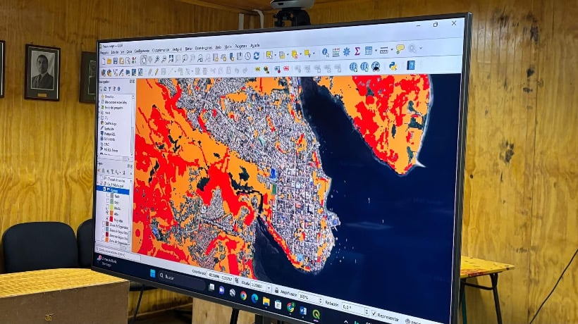 En Castro realizan reunión de coordinación frente a incendios forestales en Castro