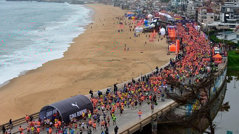 Conoce los cortes de tránsito y desvíos programados para la Maraton Viña 2025 de este domingo