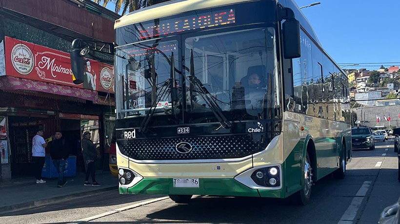 Más de 2 millones de personas han viajado en los nuevos buses eléctricos de Valparaíso