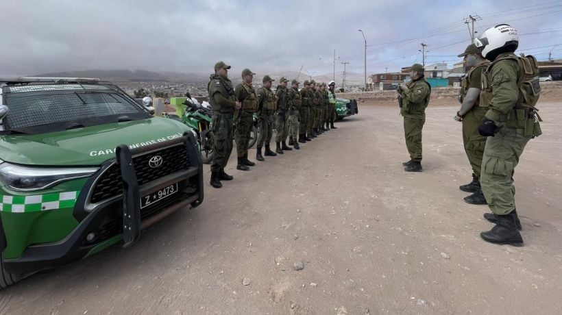 Procedimiento policial finalizó con ocho detenidos en Alto Hospicio