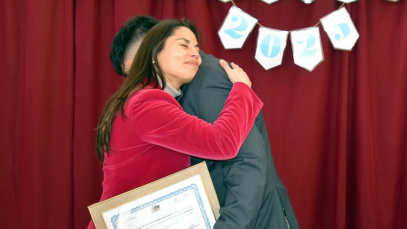 Joven que cumple sanción judicial en Puerto Montt se graduó de octavo básico