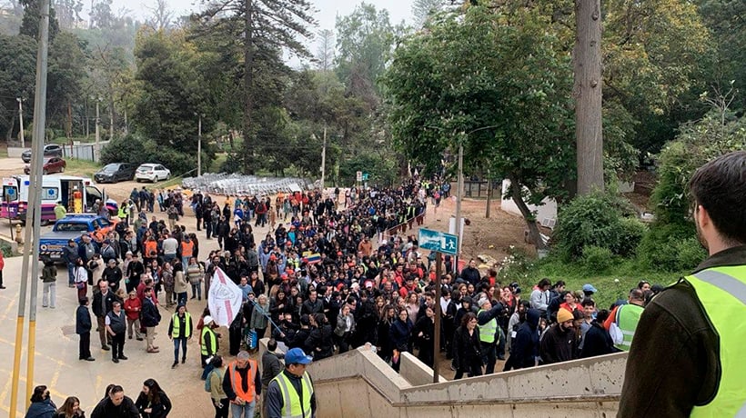 40 mil personas evacuaron durante el simulacro en Viña del Mar
