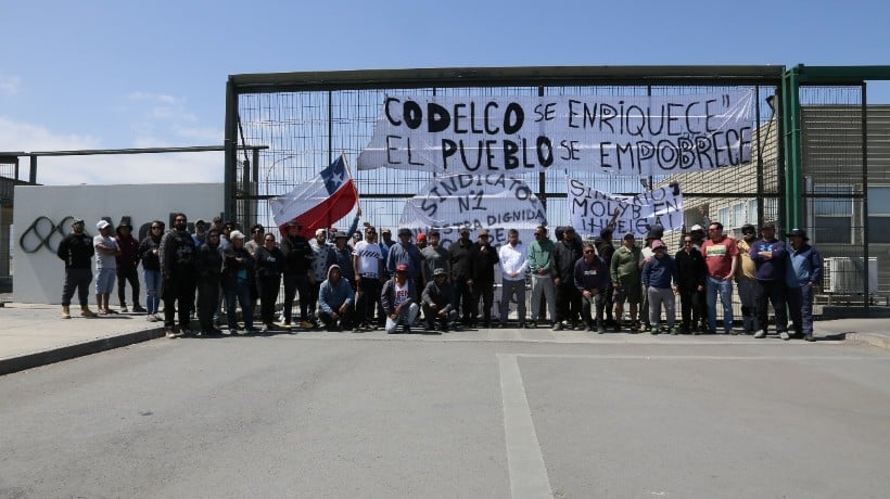 Por huelga: Denuncian falta de servicios mínimos en planta de Molyb Mejillones