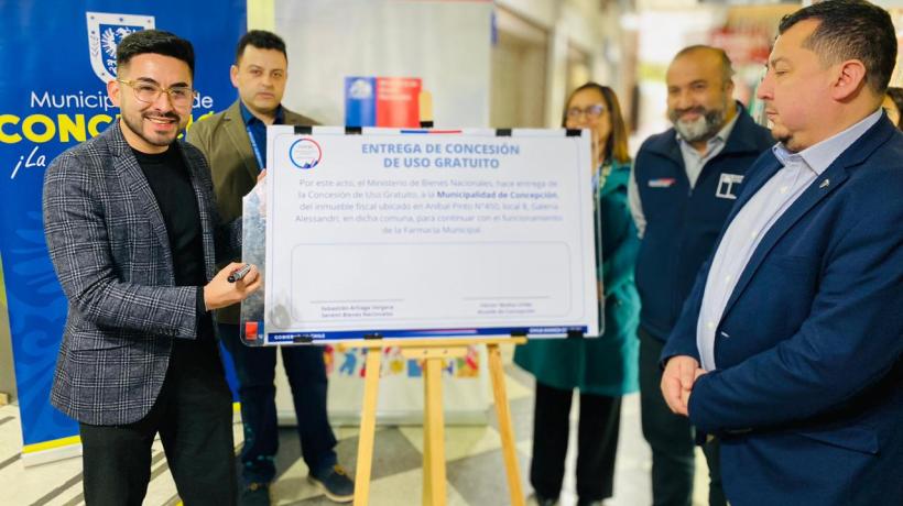 Renovaron concesión de uso gratuito del inmueble fiscal donde funciona la farmacia municipal de Concepción