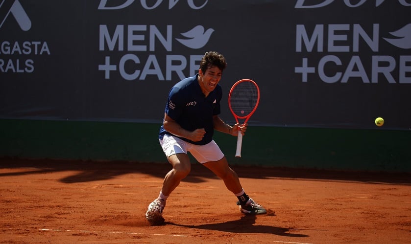 Cristian Garín avanza a la final del Challenger de Antofagasta después de dos horas y 10 minuto de partido