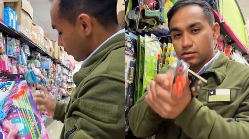 [VIDEO] “Lanza flores 3.000”: excabo Zamora ironiza en mall chino sobre las “armas” que propone Jara