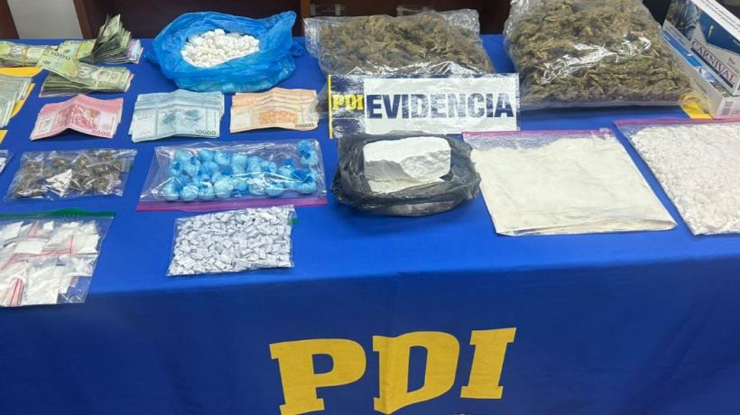 Desbaratan organización criminal que comercializaba droga en Lota: hubo cinco detenidos