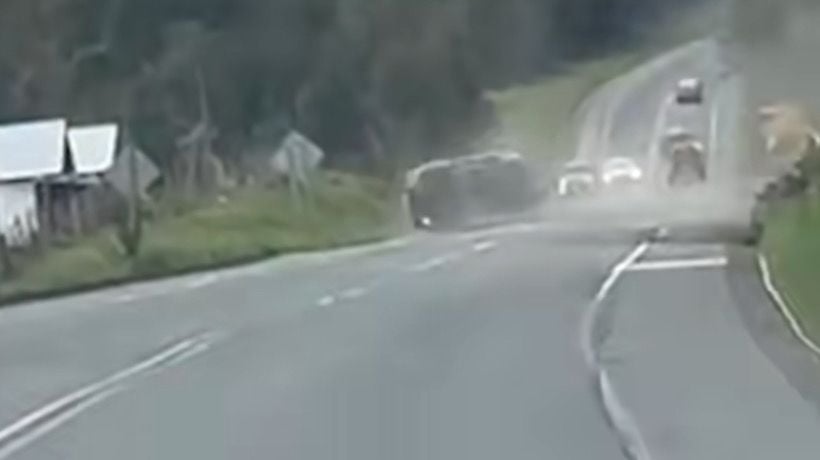 Conductor que salió eyectado de volcamiento en Butalcura resultó solo con lesiones leves
