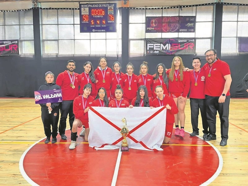 CDV Femenino Sub-15 logró título de Femisur en la Segunda División