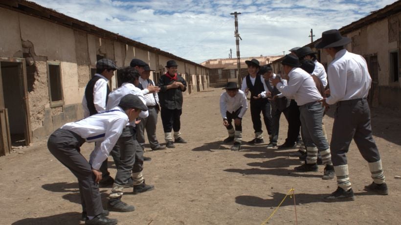 Estudiantes y profesores de la escuela Gabriela Mistral recrean la vida en la pampa salitrera en Humberstone