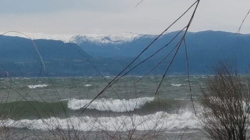 Declaran alerta temprana preventiva en Los Lagos por evento meteorológico