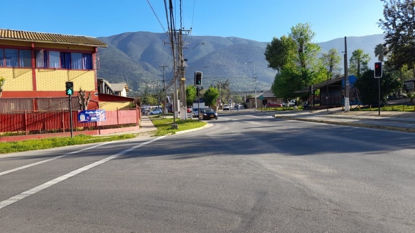 UOCT moderniza cruce semaforizado en Olmué: es el segundo en la comuna