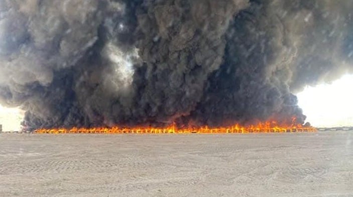 Lomas Bayas declara controlado incendio en patio de residuos