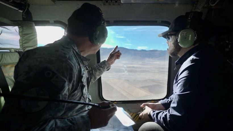 Presidente Boric realizó recorrido aéreo por Colchane