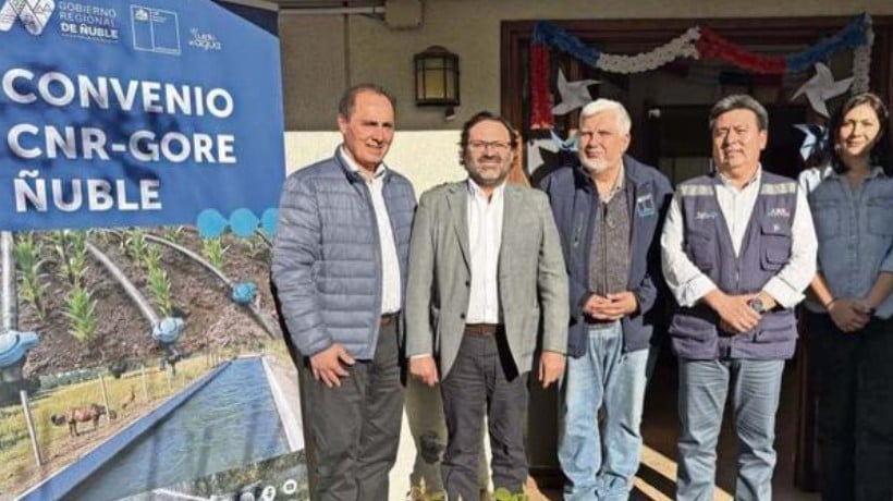 Levantan catastro para mejorar el acceso al riego en la región de Ñuble