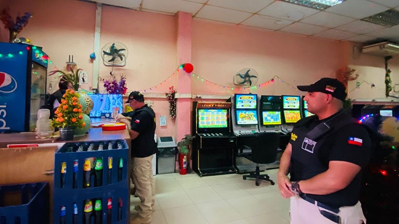 Cuatro casinos fueron infraccionados por operar sin permiso en Quillota