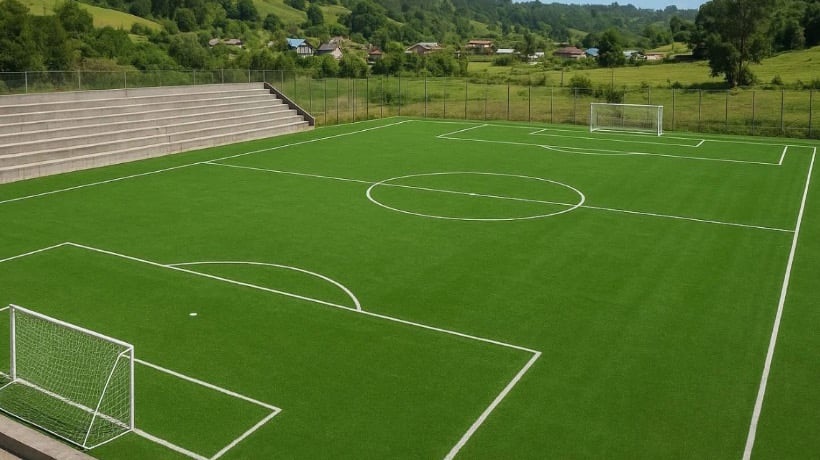 Ancud: Construcción de cancha sintética para la Liga Mar Brava avanza con éxito Ancud: Construcción de cancha sintética para la Liga Mar Brava avanza con éxito