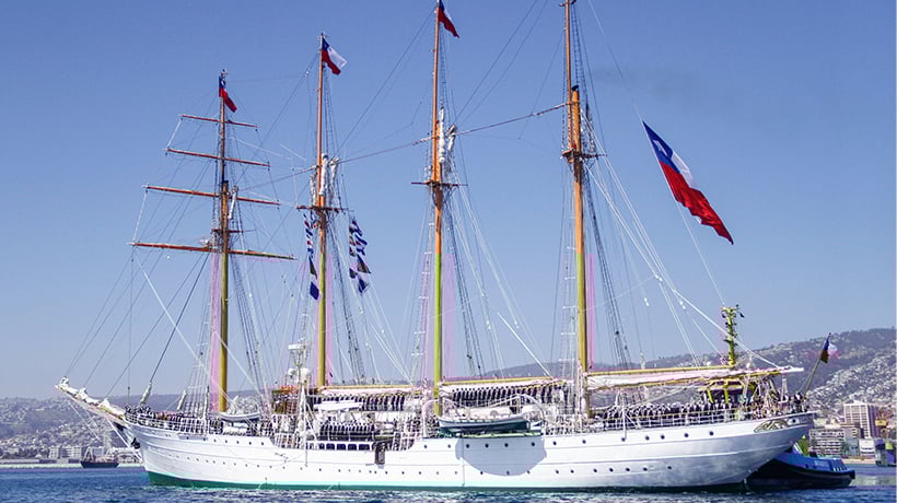 Cerrando su 69° Viaje de Instrucción: mañana recalará la Esmeralda en Valparaíso Cerrando su 69° Viaje de Instrucción: mañana recalará la Esmeralda en Valparaíso