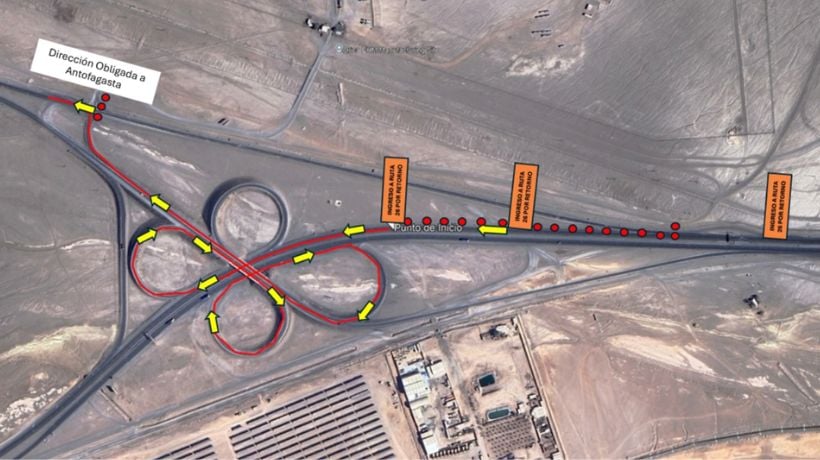 Autopista Antofagasta anuncia cierre temporal de acceso a Ruta 26 por obras de mantenimiento Autopista Antofagasta anuncia cierre temporal de acceso a Ruta 26 por obras de mantenimiento