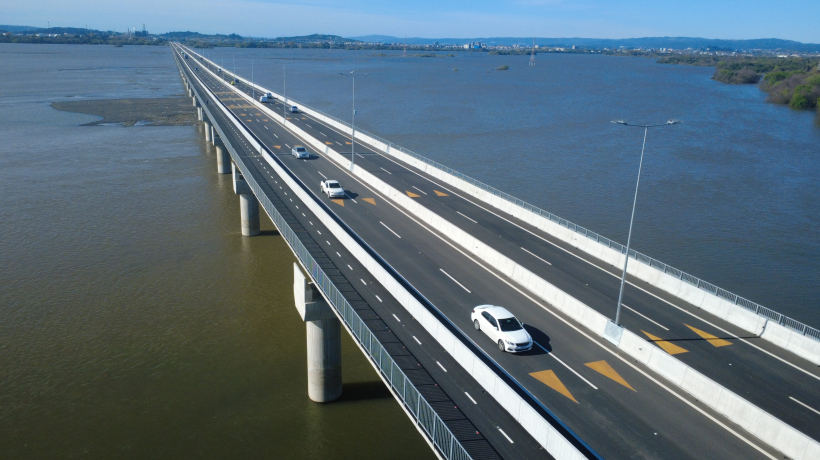 Más de 350 mil vehículos han transitado por Puente Industrial sobre el Biobío a un mes del inicio de la marcha blanca