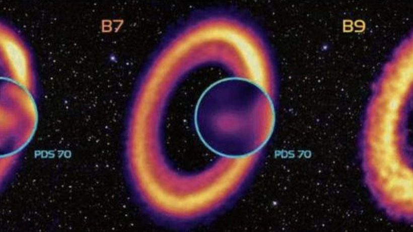 Descubren que el brillo de un protoplaneta es gas ionizado y no polvo
