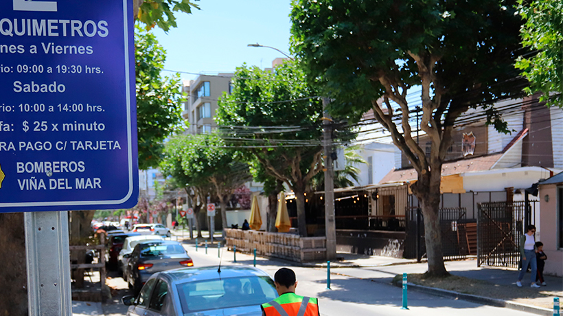 Riña al estilo de la WWE protagonizaron cuidadores de autos en el centro de Viña