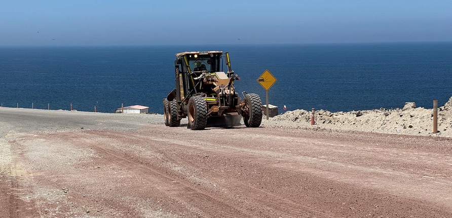 Por $20 mil millones: MOP inició contrato para terminar obras en ruta costera al norte de Tocopilla