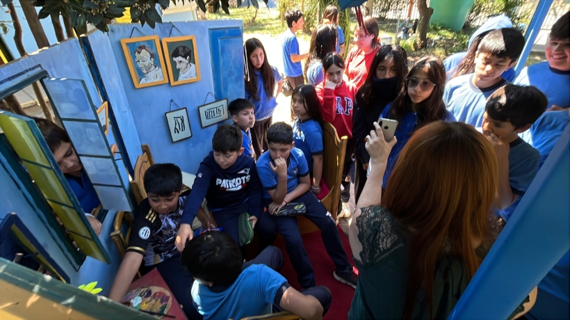 “Museo Viajero” llegó a Putaendo con innovadora muestra del Artequín Viña del Mar y Fundación Skansen