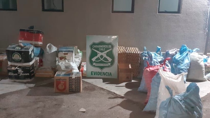 Detienen a sujeto que transportaba diversos productos de contrabando en Huara Detienen a sujeto que transportaba diversos productos de contrabando en Huara