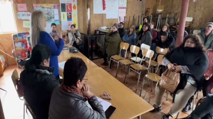 Impulsan avances del asfaltado entre Punta Nao y Puntilla Urón en Hualaihué
