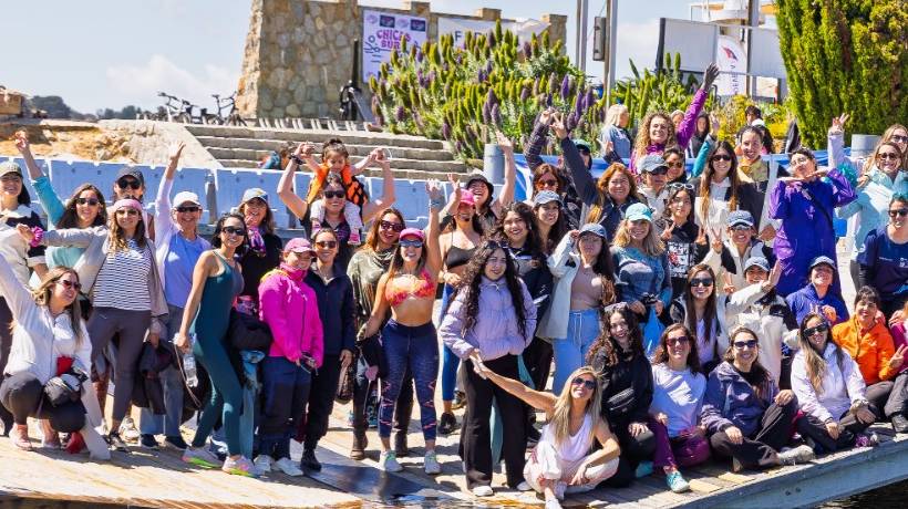 Más de cien mujeres participaron en el Festival Náutico Femenino en Algarrobo