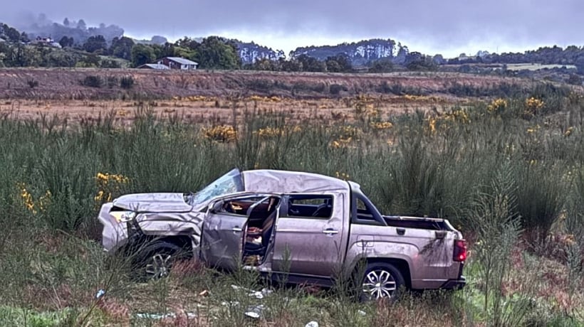 Con arraigo y firma quedó conductor ebrio que volcó vehículo robado en Ancud Con arraigo y firma quedó conductor ebrio que volcó vehículo robado en Ancud