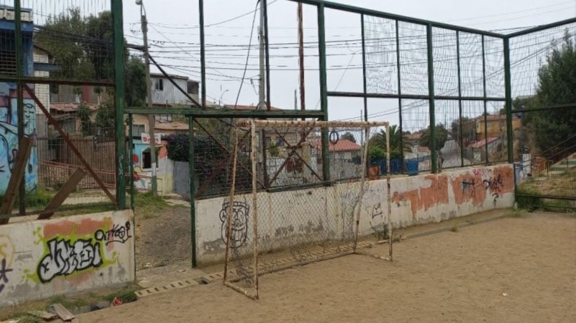 Valparaíso: multicancha El Tordo en cerro Placeres contará con completo mejoramiento Valparaíso: multicancha El Tordo en cerro Placeres contará con completo mejoramiento