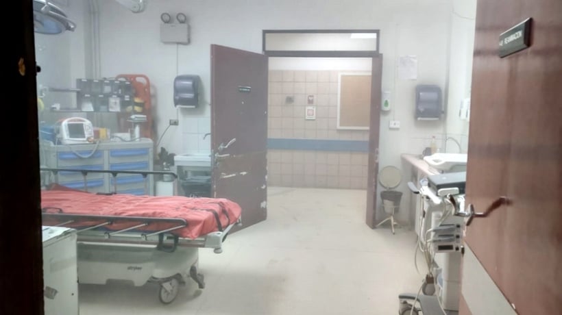Pacientes desataron caos en urgencia del Hospital de Los Andes y activaron extintores